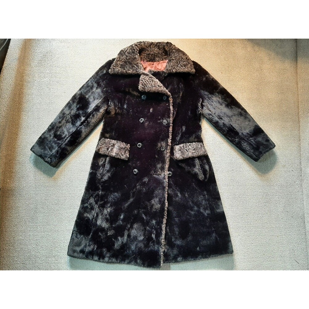BORGANA FAIRMOOR Jacket Womens Black 36" Chest button up Made in USA